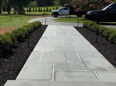 hardscape patio paver installation